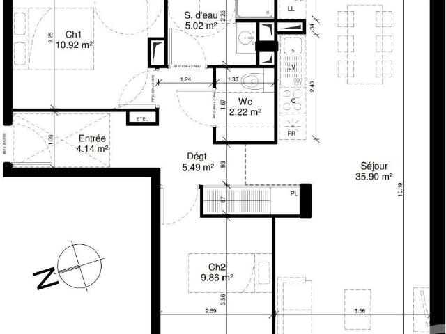 Appartement vente à Caen, Douvres-la-délivrande