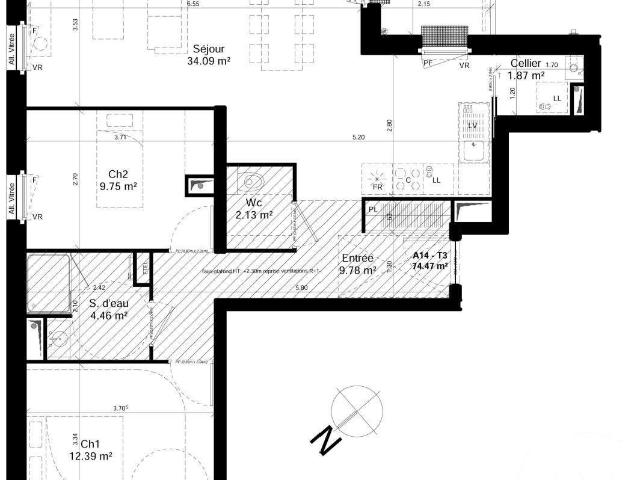 Appartement vente à Caen, Douvres-la-délivrande