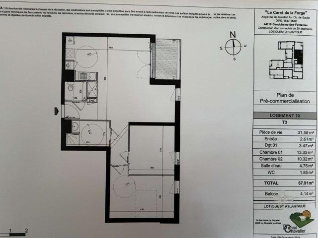 Appartement vente à Châteaubriant-Ancenis, Pays de la Loire