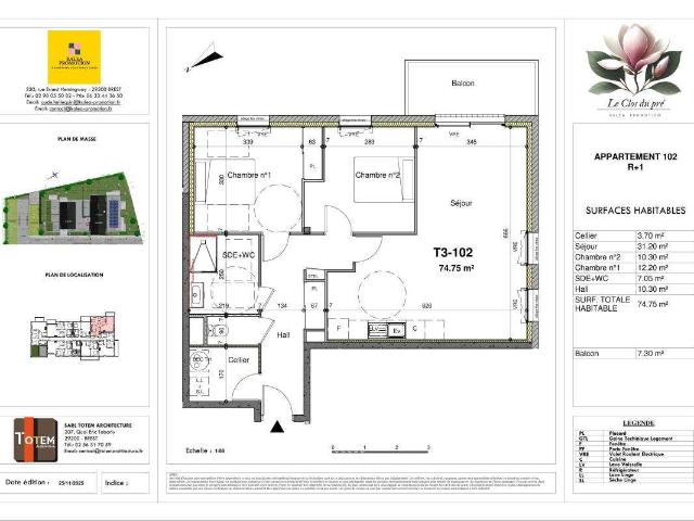 Appartement vente à Brest, Bretagne