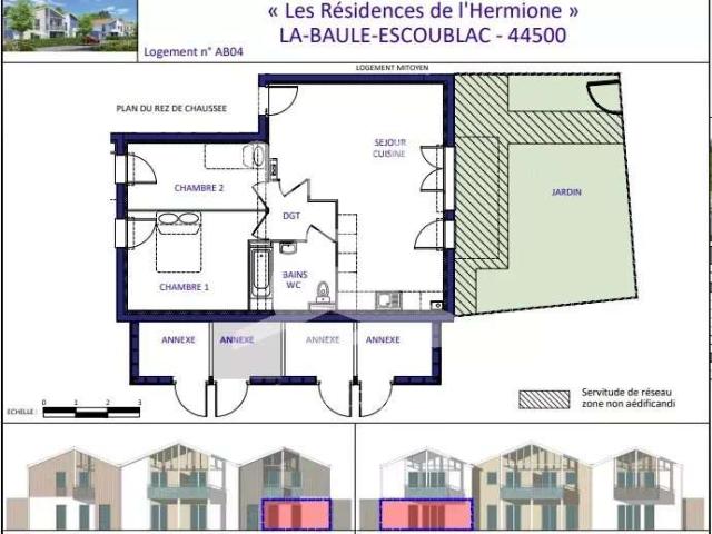 Appartement vente à Saint-Nazaire, La Baule-escoublac