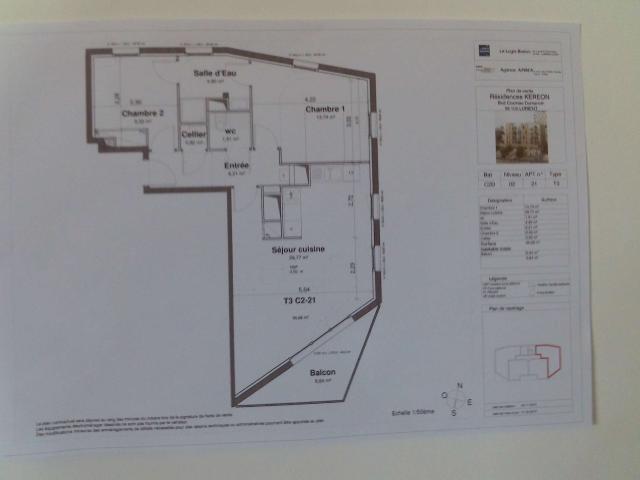 Appartement vente à Lorient, Bretagne