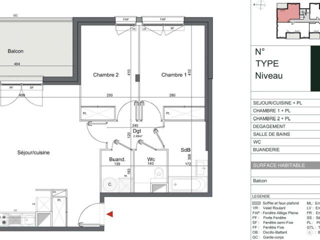 Appartement vente à Bordeaux, Mérignac