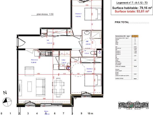 Appartement vente à Pontivy, Bretagne