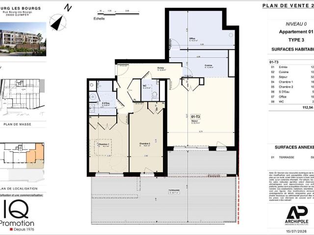 Appartement vente à Quimper, Bretagne