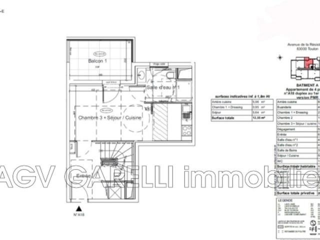 Appartement vente à Arrondissement de Toulon, Toulon