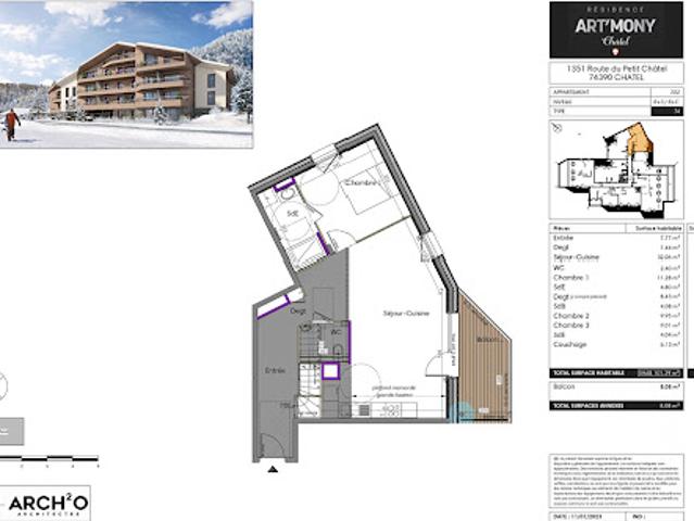 Appartement vente à Thonon-les-Bains, Le Châtel