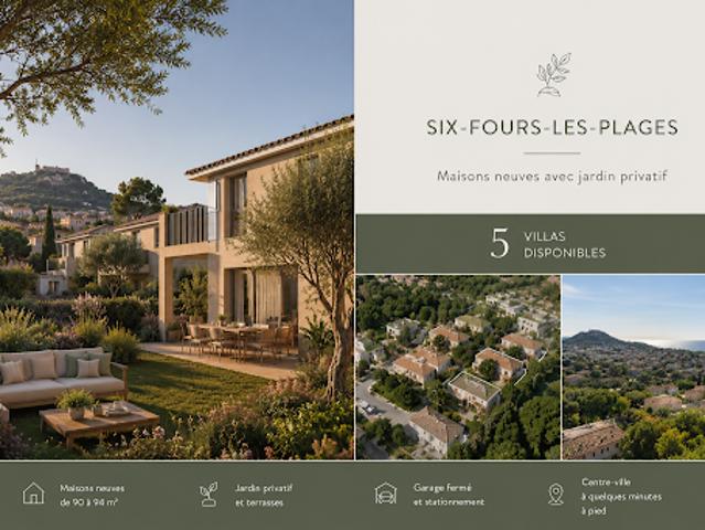 Maison vente à Arrondissement de Toulon, Six-fours-les-plages