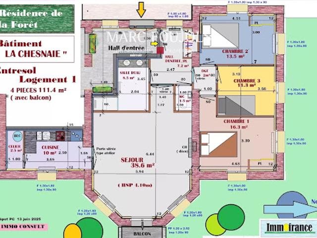 Appartement vente à Chantilly, Oise