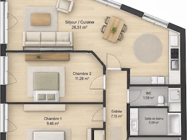 Appartement vente à Rennes, Bretagne