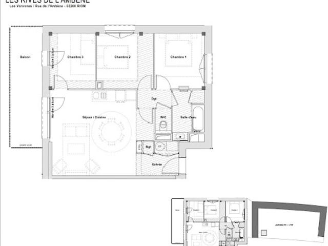 Appartement vente à Riom
