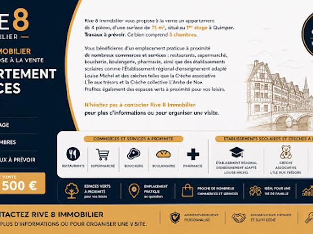Appartement vente à Quimper, Bretagne