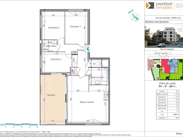 Appartement vente à Lyon, Métropole de Lyon