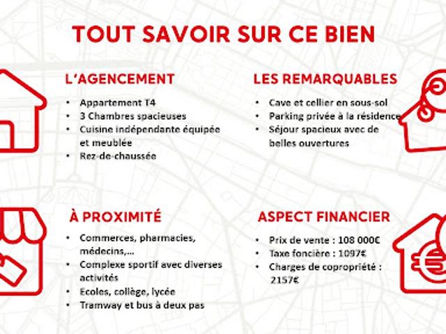 Appartement vente à Dijon, Chenôve