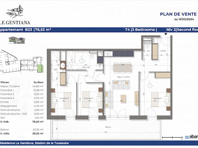 Appartement vente à Saint-Jean-de-Maurienne, Fontcouverte-la Toussuire