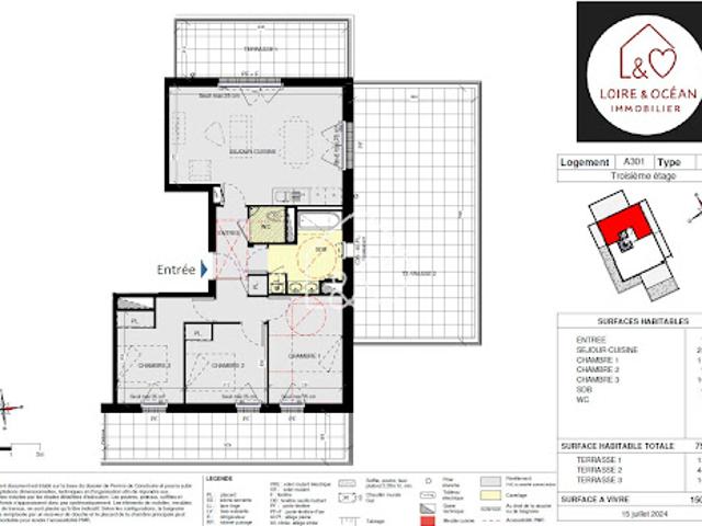 Appartement vente à Saint-Nazaire, Saint-nazaire