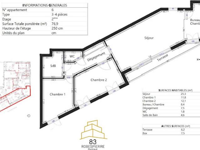 Appartement vente à Bobigny, Vaux-montreuil