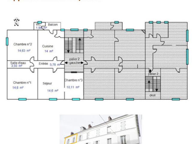 Appartement vente à Lons-le-Saunier, Jura