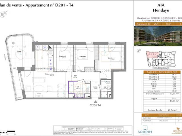 Appartement vente à Bayonne, Hendaye