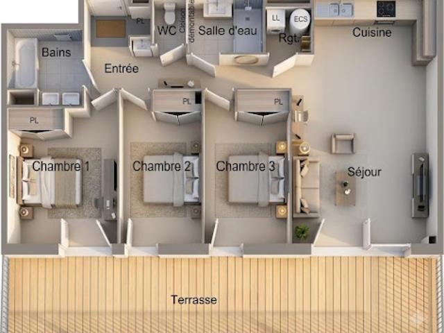 Appartement vente à Béziers, Valras-plage