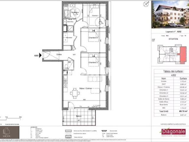 Appartement vente à Perrignier, Haute-Savoie
