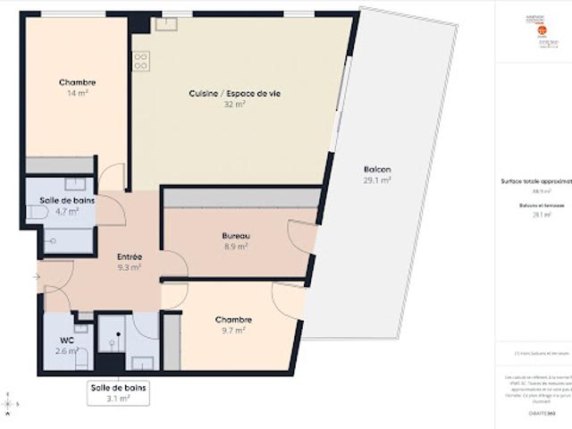 Appartement vente à Villeneuve-lès-Avignon, Gard