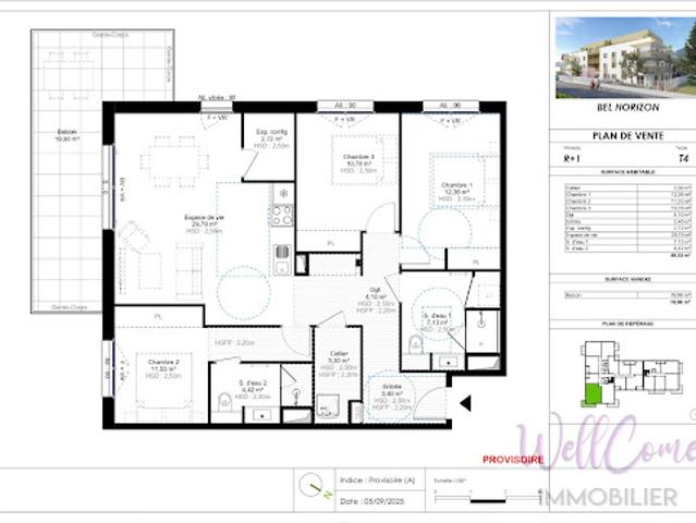 Appartement vente à Pré la Tienne, Challes-les-Eaux