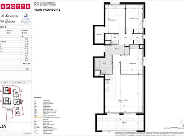 Appartement vente à Lorient, Bretagne