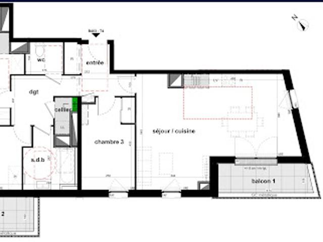 Appartement vente à Angers, Les Ponts-de-cé