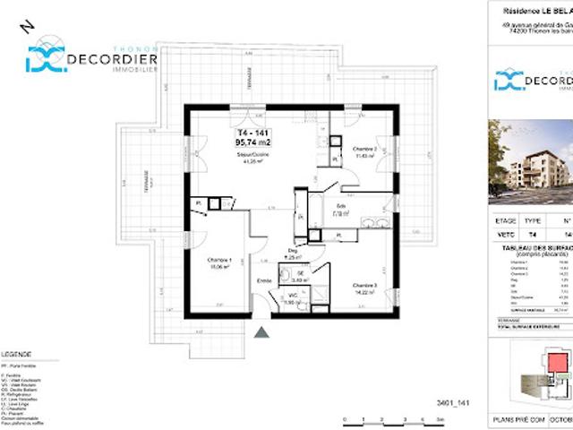 Appartement vente à Thonon-les-Bains, Thonon-les-bains