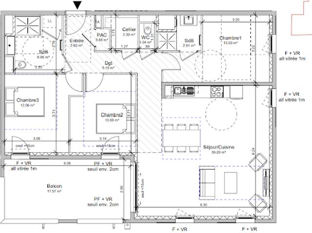 Appartement vente à Grenoble, Vif
