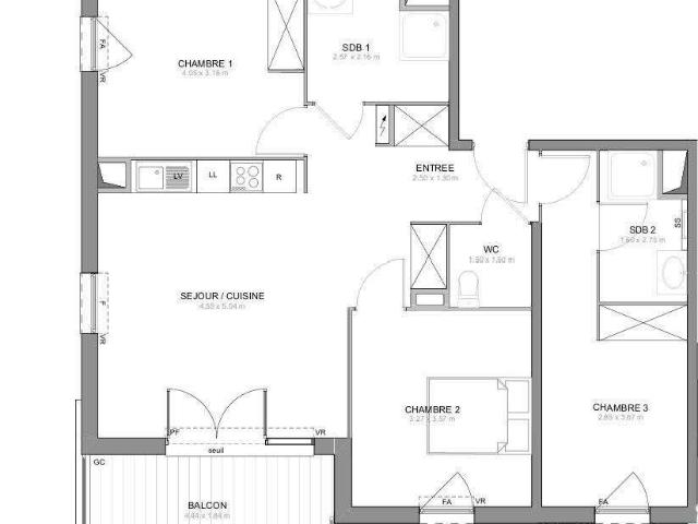 Appartement vente à Arrondissement de Draguignan, Draguignan