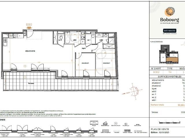 Appartement vente à Nantes, La Chapelle-sur-erdre