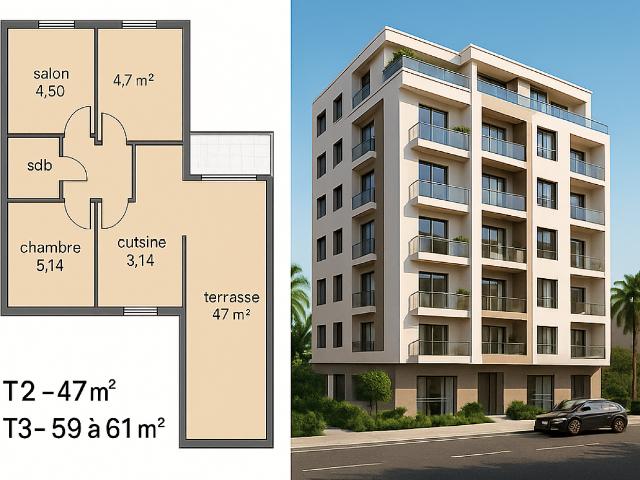 Appartement vente à Lyautey