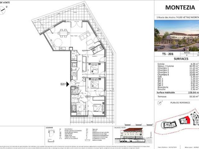 Appartement vente à Saint-Julien-en-Genevois, Vétraz-monthoux