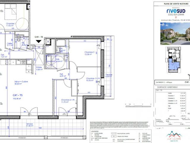 Appartement vente à Thonon-les-Bains, Sciez