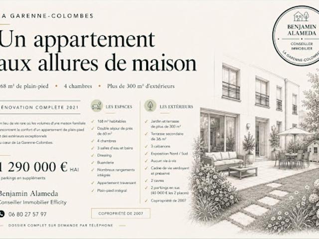 Appartement vente à Nanterre, La Garenne-colombes