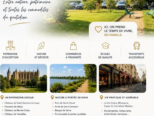 Appartement vente à Quartier Saint-Wandrille, Le Pecq