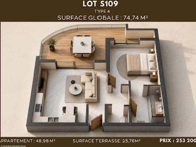 Appartement vente à Saint-Hilaire-Saint-Florent, Saumur
