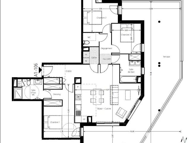 Appartement vente à Bordeaux, Pessac