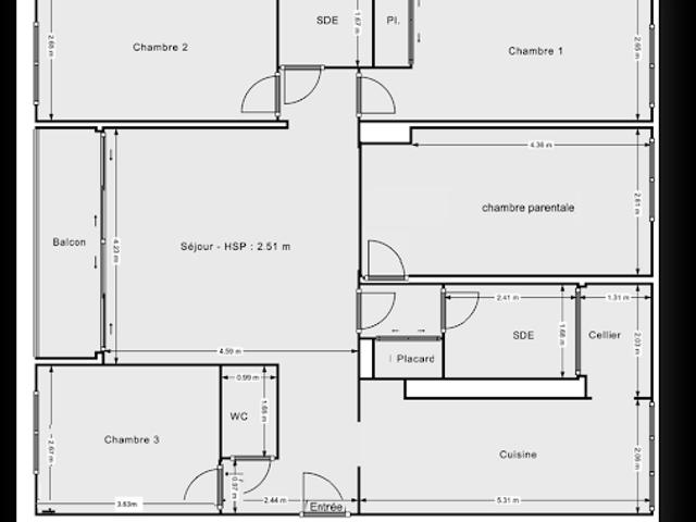 Appartement vente à Les Tybilles, Meudon