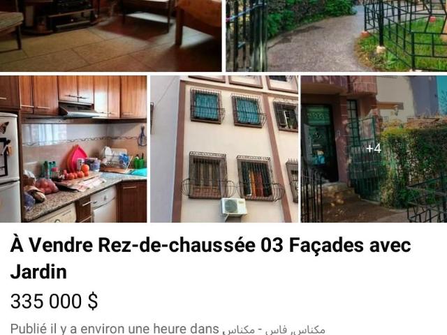 Appartement vente à Meknès