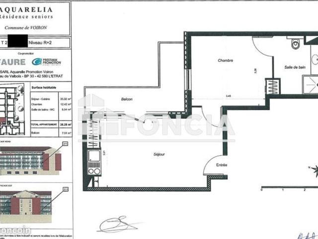 Appartement vente à Voiron, Isère