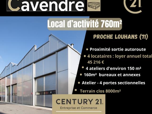 Local Commercial vente à Louhans-Châteaurenaud, La Chapelle-naude