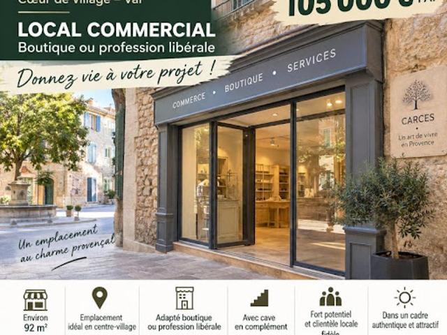 Bureau vente à Brignoles, Carcès