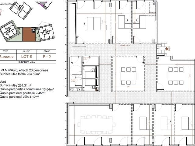 Bureau vente à Nantes