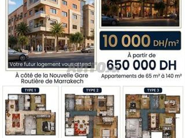 Appartement vente à L'Oriental