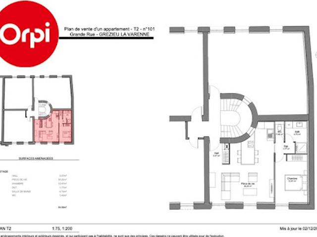 Duplex vente à Lyon, Rhône