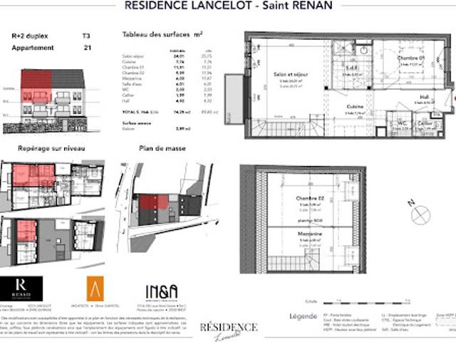 Duplex vente à Saint-Sébastien, Saint-Renan