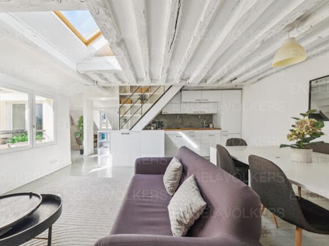 Duplex vente à Paris, Quartier Saint-Merri